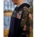 Bluza Fox LW Black / Camo Split Zip Hoody - roz. XXL - Centrum wędkarskie - Sklep wędkarski Jarofishing