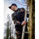 Bluza Fox LW Black / Camo Split Zip Hoody - roz. XXL - Centrum wędkarskie - Sklep wędkarski Jarofishing