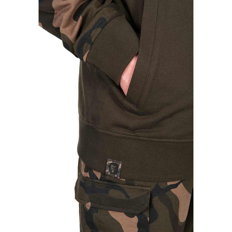 Bluza Fox LW Khaki / Camo Split Zip Hoody - roz. XXL - Centrum wędkarskie - Sklep wędkarski Jarofishing Bluza Fox LW Khaki / Camo Split Zip Hoody - roz. XXL - Centrum wędkarskie - Sklep wędkarski Jarofishing