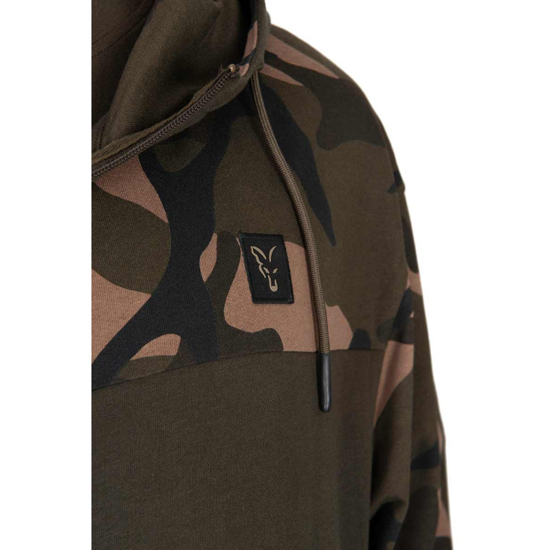 Bluza Fox LW Khaki / Camo Split Zip Hoody - roz. XXL - Centrum wędkarskie - Sklep wędkarski Jarofishing Bluza Fox LW Khaki / Camo Split Zip Hoody - roz. XXL - Centrum wędkarskie - Sklep wędkarski Jarofishing