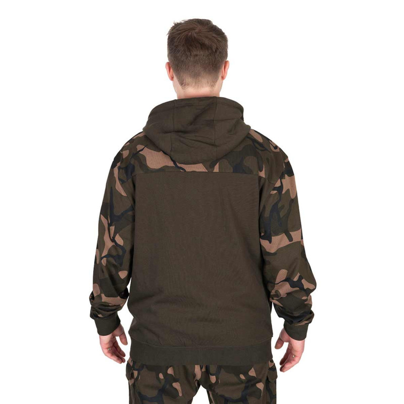 Bluza Fox LW Khaki / Camo Split Zip Hoody - roz. XXL - Centrum wędkarskie - Sklep wędkarski Jarofishing Bluza Fox LW Khaki / Camo Split Zip Hoody - roz. XXL - Centrum wędkarskie - Sklep wędkarski Jarofishing