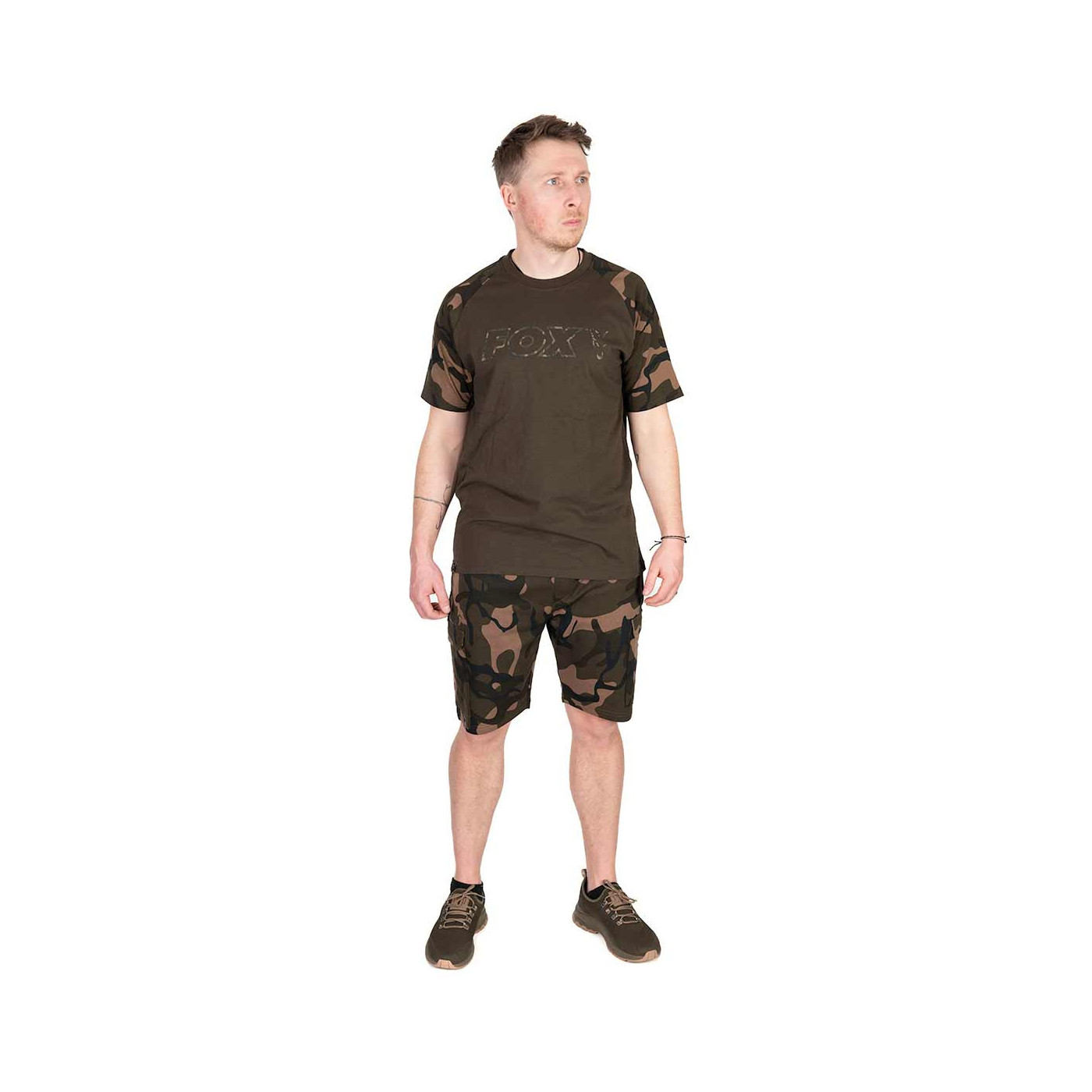 Krótkie Spodenki Fox LW Camo Short Roz.L - Centrum wędkarskie - Sklep wędkarski Jarofishing