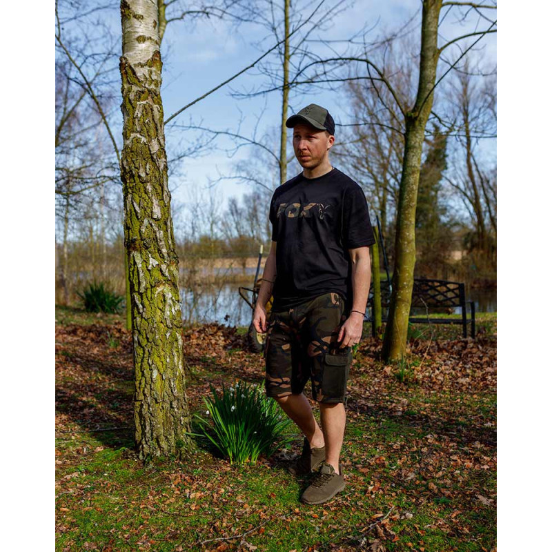 Krótkie Spodenki Fox LW Camo Short Roz.XXXL - Centrum wędkarskie - Sklep wędkarski Jarofishing