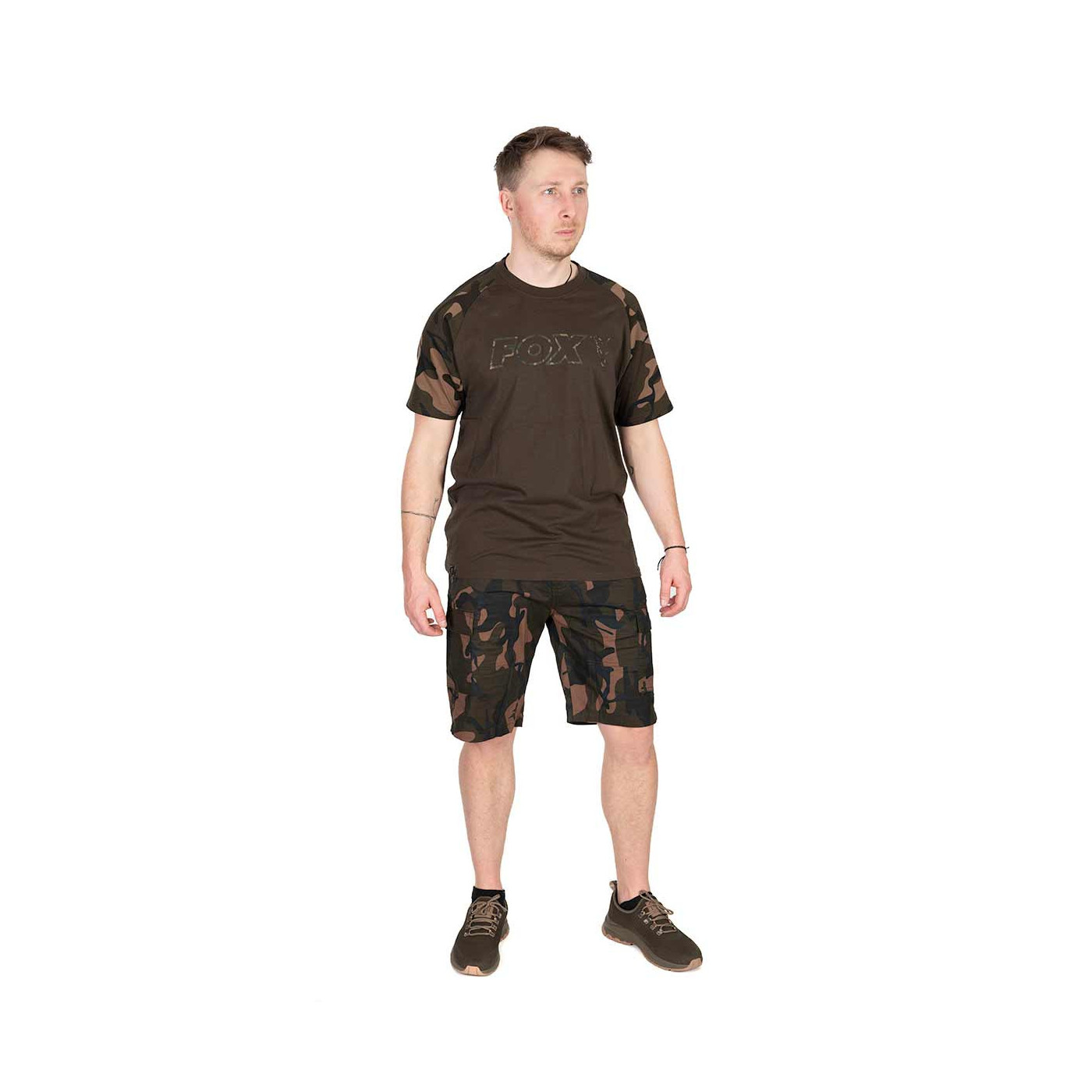 Krótkie Spodenki Fox LW Camo Combat Short Roz.L - Centrum wędkarskie - Sklep wędkarski Jarofishing