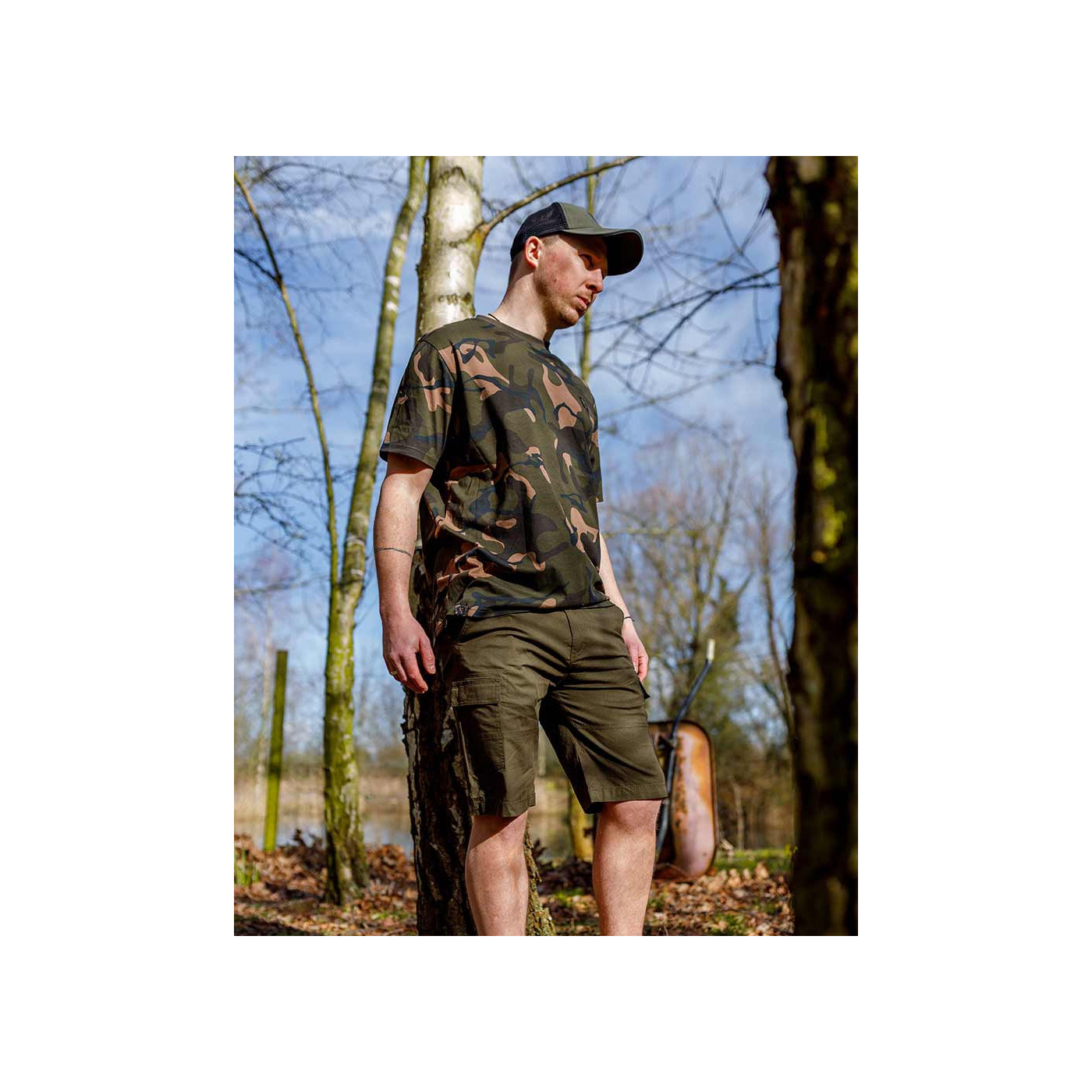 Krótkie Spodenki Fox LW Khaki Combat Short Roz.M - Centrum wędkarskie - Sklep wędkarski Jarofishing Krótkie Spodenki Fox LW Khaki Combat Short Roz.M - Centrum wędkarskie - Sklep wędkarski Jarofishing