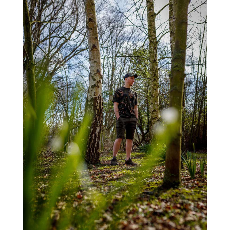 Krótkie Spodenki Fox LW Khaki Combat Short Roz.L - Centrum wędkarskie - Sklep wędkarski Jarofishing