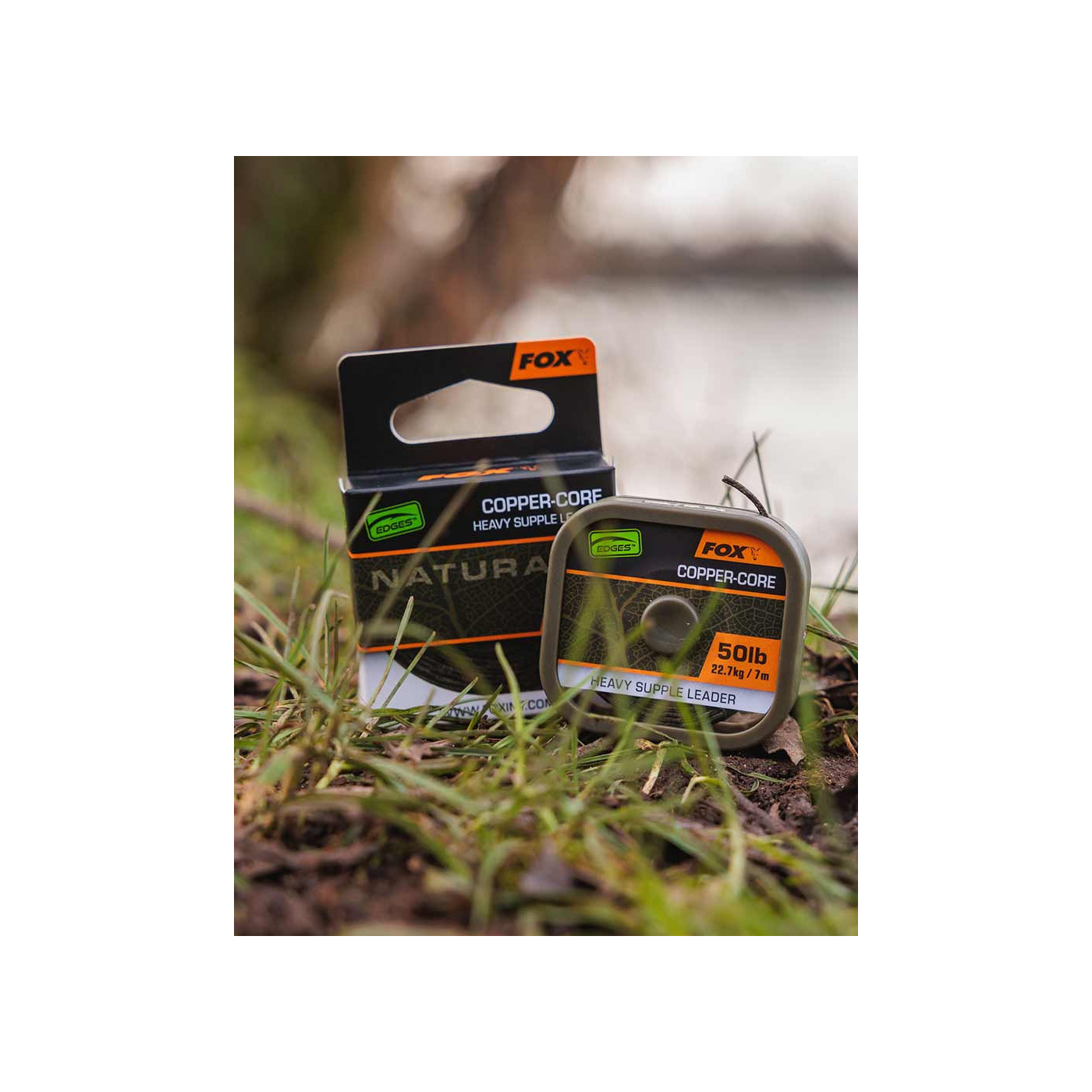 Leadcore Fox Edges Naturals Copper-Core 50lb 7m - Centrum wędkarskie - Sklep wędkarski Jarofishing Leadcore Fox Edges Naturals Copper-Core 50lb 7m - Centrum wędkarskie - Sklep wędkarski Jarofishing
