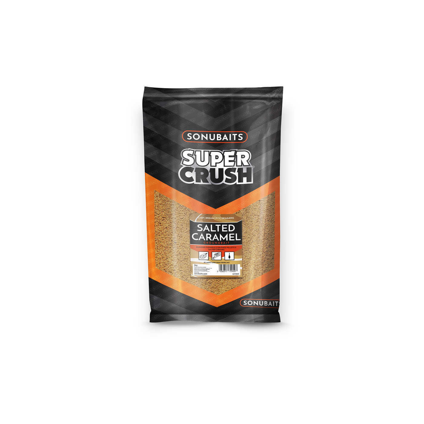 Zanęta Sonubaits Supercrush - Salted Caramel - Centrum wędkarskie - Sklep wędkarski Jarofishing
