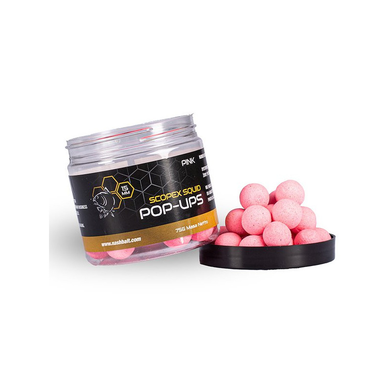 Pop Ups Nash Scopex Squid 12mm 75g Pink - Centrum wędkarskie - Sklep wędkarski Jarofishing Pop Ups Nash Scopex Squid 12mm 75g Pink - Centrum wędkarskie - Sklep wędkarski Jarofishing