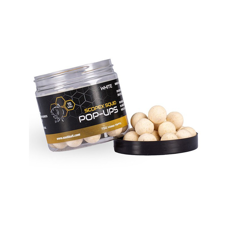 Pop Ups Nash Scopex Squid 20mm 75g White - Centrum wędkarskie - Sklep wędkarski Jarofishing Pop Ups Nash Scopex Squid 20mm 75g White - Centrum wędkarskie - Sklep wędkarski Jarofishing