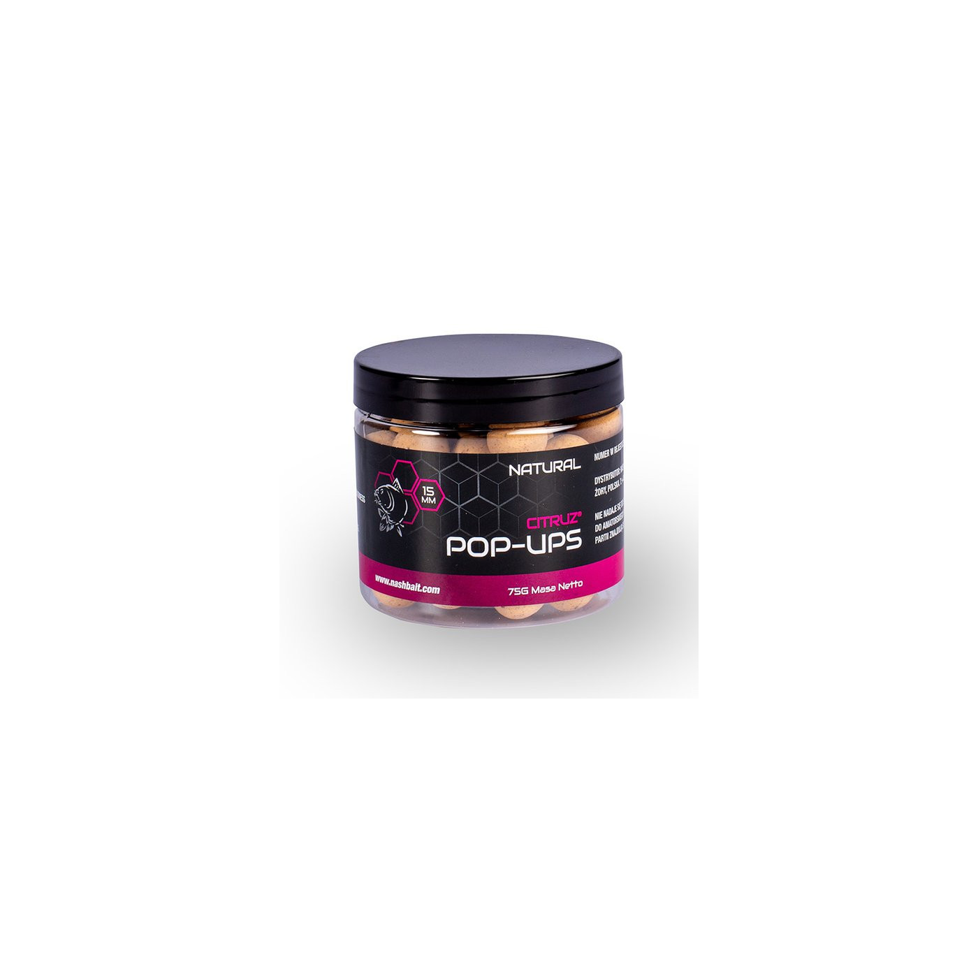 Pop Ups Nash Citruz 15mm 75g Natural - Centrum wędkarskie - Sklep wędkarski Jarofishing Pop Ups Nash Citruz 15mm 75g Natural - Centrum wędkarskie - Sklep wędkarski Jarofishing