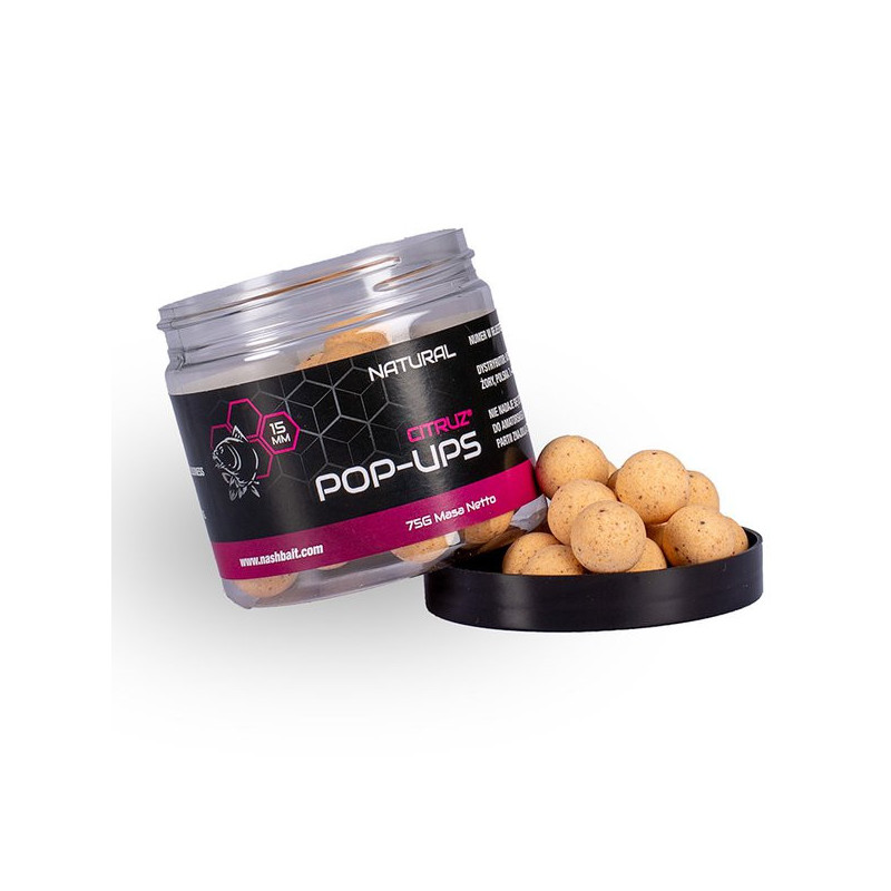 Pop Ups Nash Citruz 20mm 75g Natural - Centrum wędkarskie - Sklep wędkarski Jarofishing Pop Ups Nash Citruz 20mm 75g Natural - Centrum wędkarskie - Sklep wędkarski Jarofishing