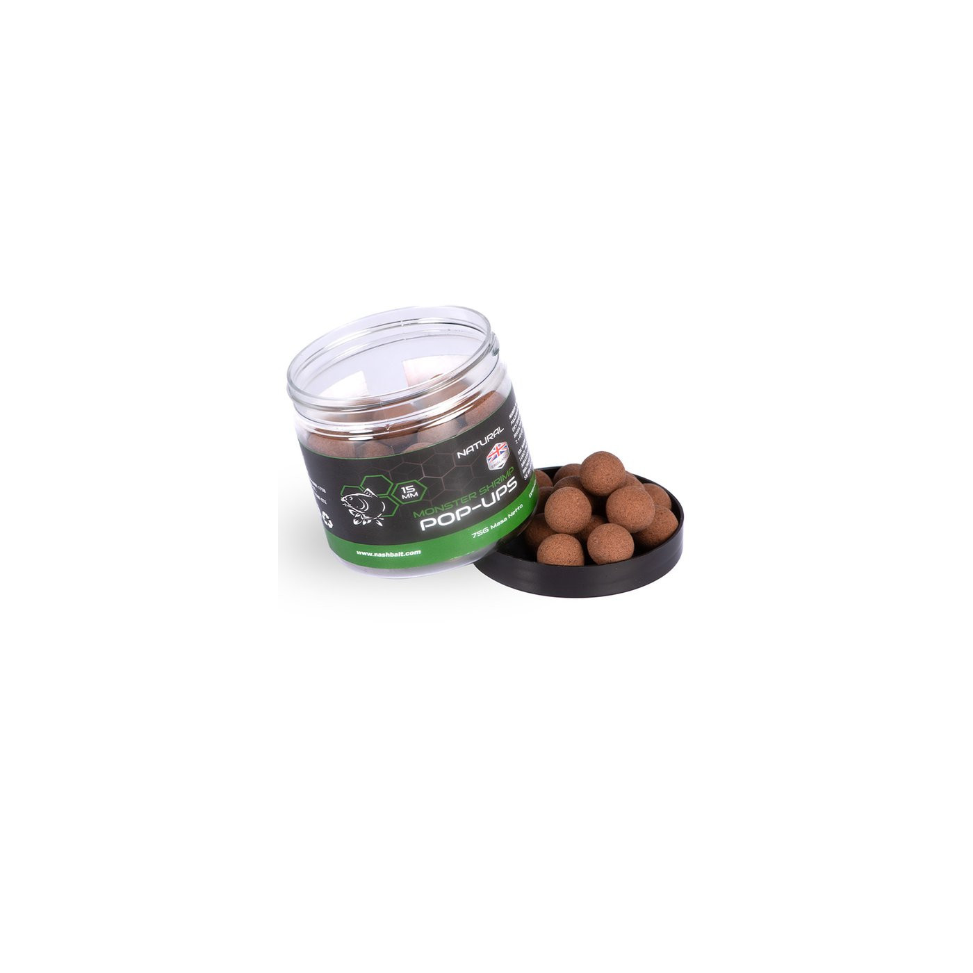 Pop Ups Nash Monster Shrimp 12mm 75g Natural - Centrum wędkarskie - Sklep wędkarski Jarofishing Pop Ups Nash Monster Shrimp 12mm 75g Natural - Centrum wędkarskie - Sklep wędkarski Jarofishing