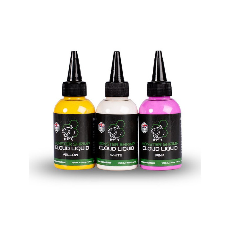 Liquid Nash Monster Shrimp Cloud 100ml White - Centrum wędkarskie - Sklep wędkarski Jarofishing