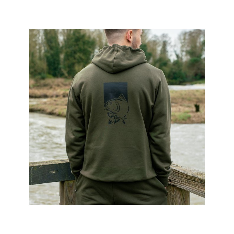Bluza Nash Make It Happen Hoody Fish Logo Green Roz.L - Centrum wędkarskie - Sklep wędkarski Jarofishing