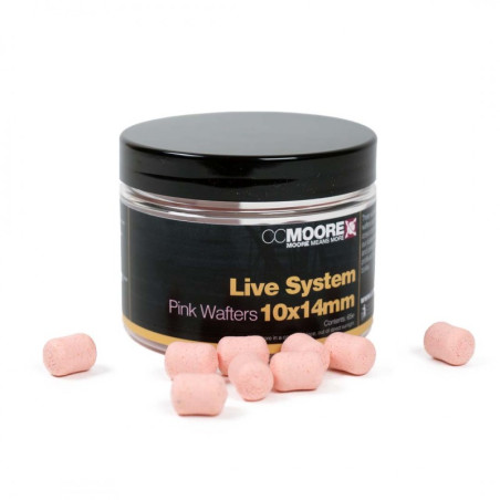 CC Moore Dumbell Wafters Live System 10x14mm Pink