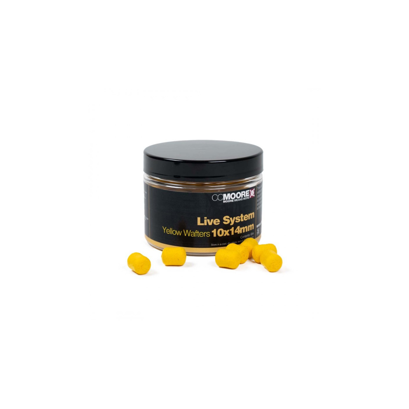 CC Moore Dumbell Wafters Live System 10x14mm Yellow - Centrum wędkarskie - Sklep wędkarski Jarofishing
