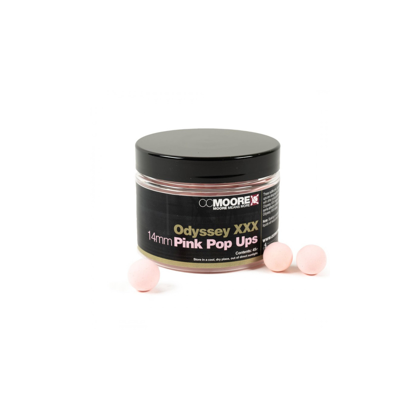 CC Moore Kulki Pop-up Odyssey XXX 14mm Pink - Centrum wędkarskie - Sklep wędkarski Jarofishing