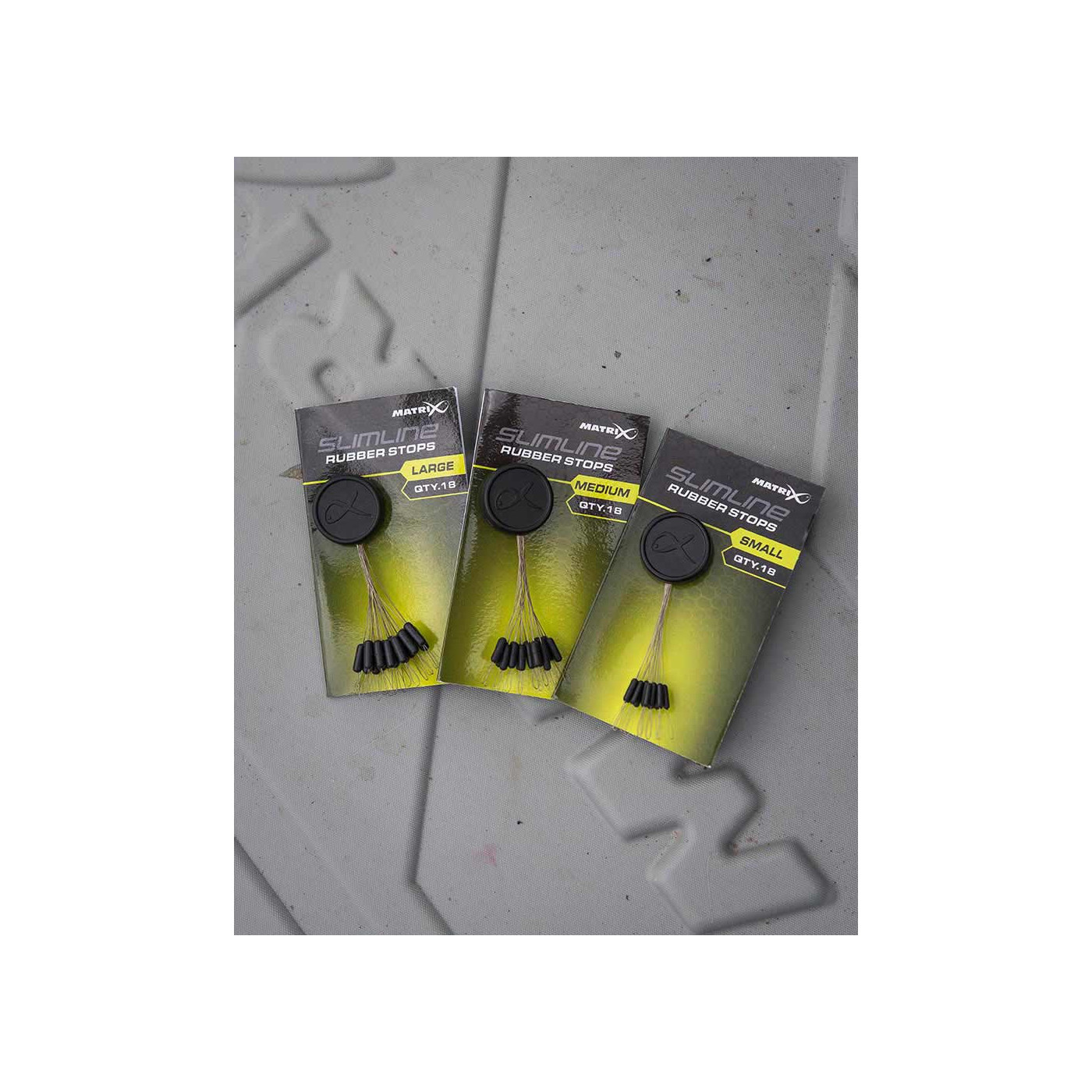 Stopery Matrix Slim Line Rubber Stops Small - Centrum wędkarskie - Sklep wędkarski Jarofishing Stopery Matrix Slim Line Rubber Stops Small - Centrum wędkarskie - Sklep wędkarski Jarofishing