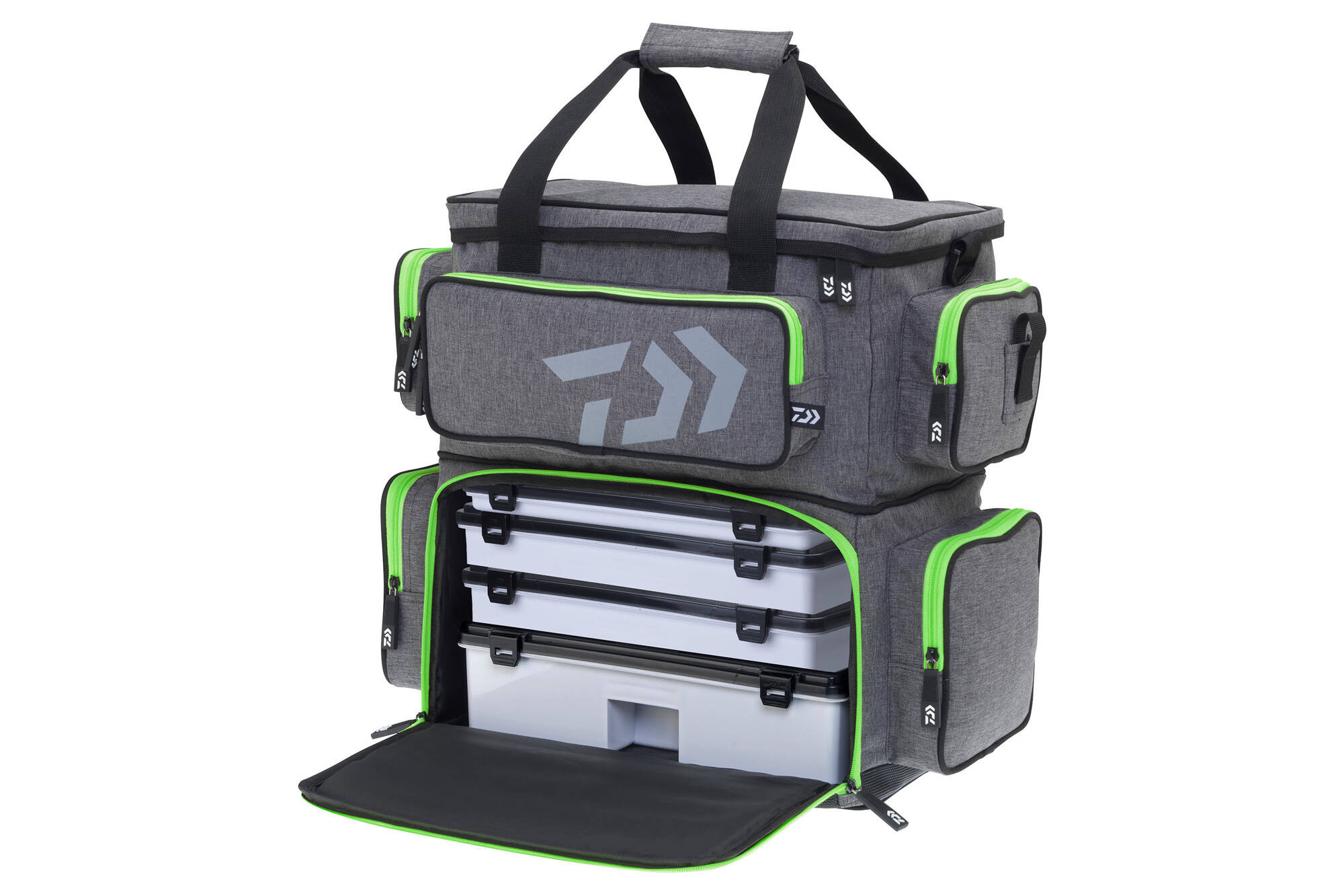 Sac De Pêche Daiwa Prorex Tackle Boîte L - Étanche, Polyester Noir, Neuf Sous Emballage