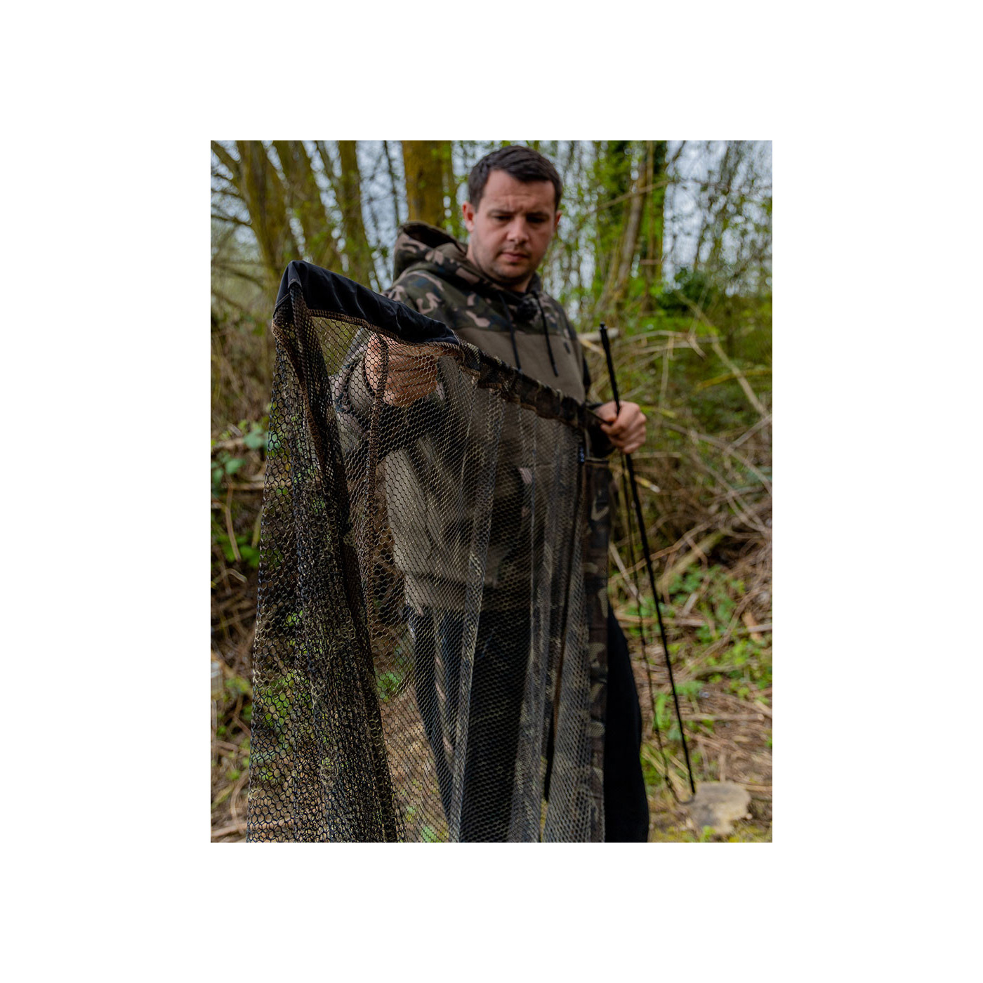 Zapasowa siatka do podbieraka Fox Camo Landing Net Mesh 42'' - Centrum wędkarskie - Sklep wędkarski Jarofishing