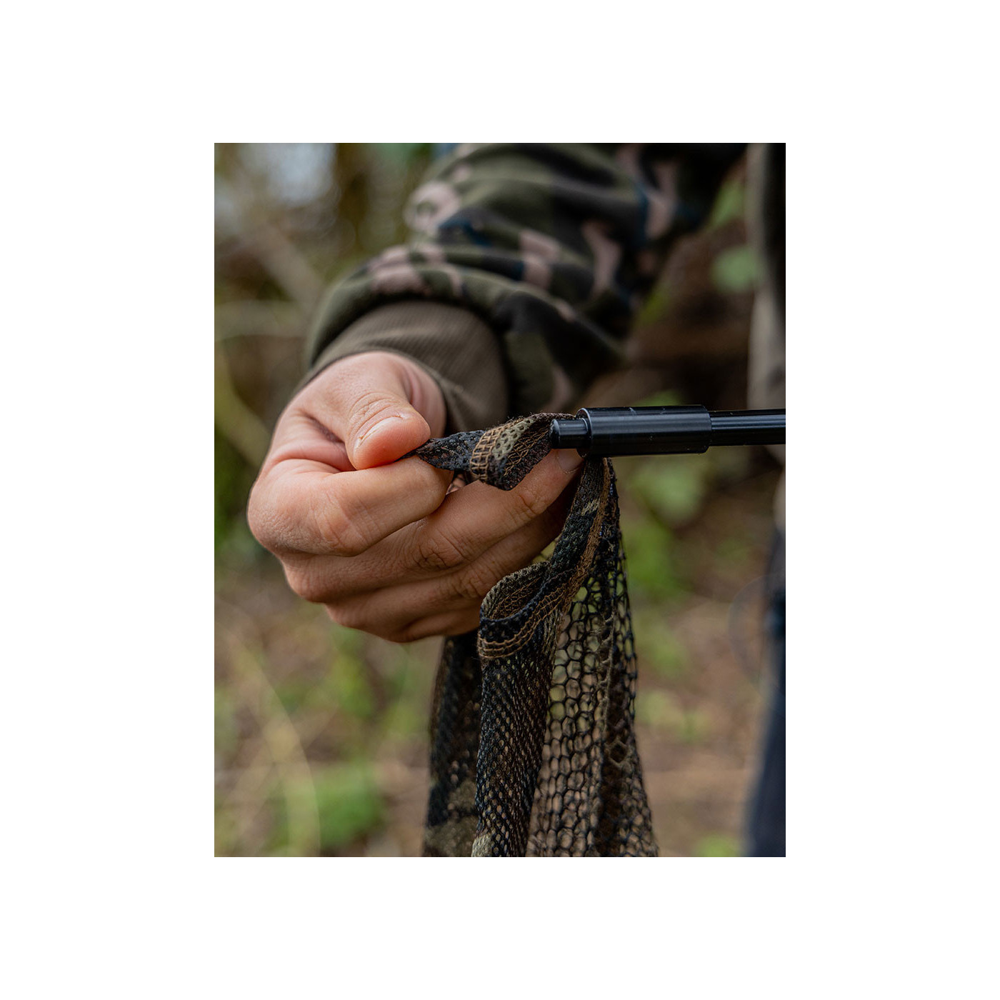 Zapasowa siatka do podbieraka Fox Camo Landing Net Mesh 42'' - Centrum wędkarskie - Sklep wędkarski Jarofishing