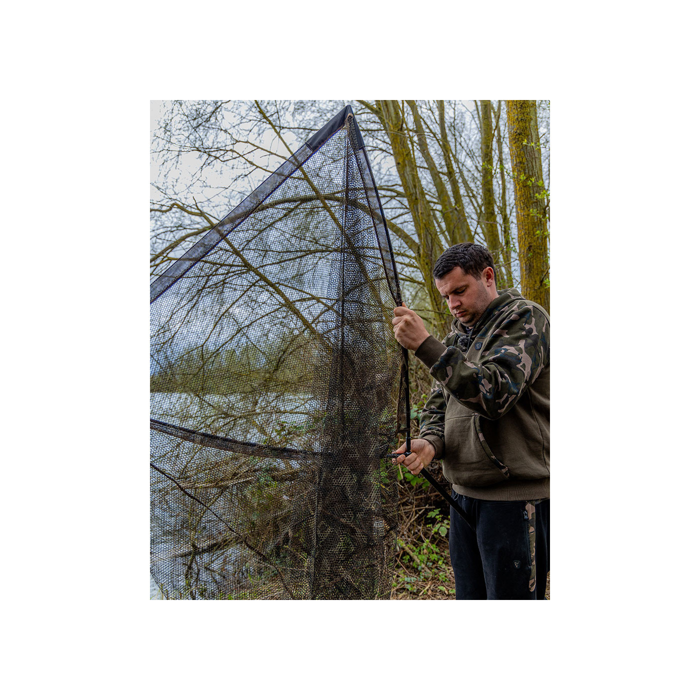 Zapasowa siatka do podbieraka Fox Camo Landing Net Mesh 42'' - Centrum wędkarskie - Sklep wędkarski Jarofishing