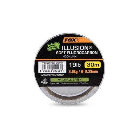 FLUROCARBON Fox Illusion Soft Fluorocarbon 19LB/8,6KG 0,39MM