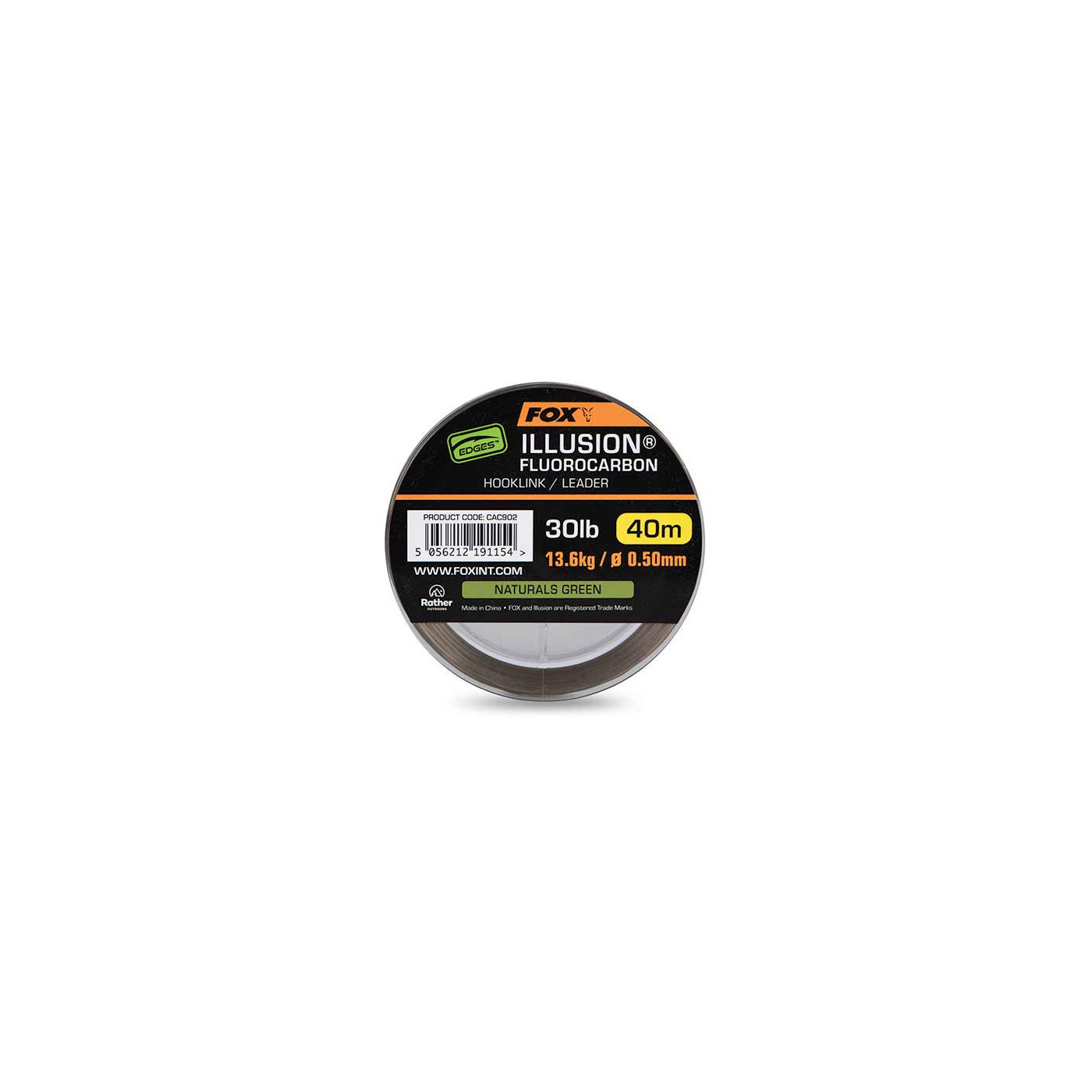 Fox Illusion Fluorocarbon Hooklink/Leader 30LB 13,6KG 0,50MM 40m - Centrum wędkarskie - Sklep wędkarski Jarofishing Fox Illusion Fluorocarbon Hooklink/Leader 30LB 13,6KG 0,50MM 40m - Centrum wędkarskie - Sklep wędkarski Jarofishing