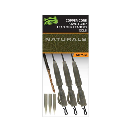 Fox EDGES™ Naturals Copper Core Lead Clip Leaders