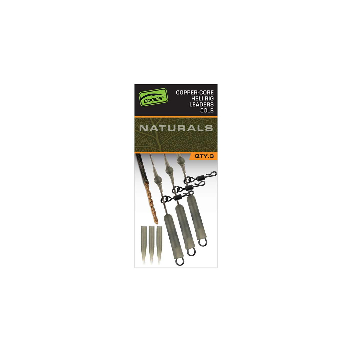 Fox EDGES™ Naturals Copper Core Heli Leaders - Centrum wędkarskie - Sklep wędkarski Jarofishing Fox EDGES™ Naturals Copper Core Heli Leaders - Centrum wędkarskie - Sklep wędkarski Jarofishing