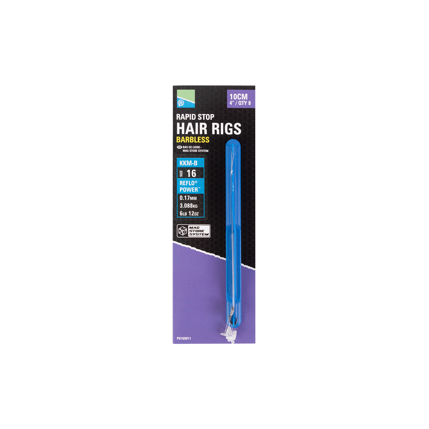Przypony Preston KKM-B Mag Store Hair Rigs - 4" / RAPID STOP / roz.16 - Centrum wędkarskie - Sklep wędkarski Jarofishing