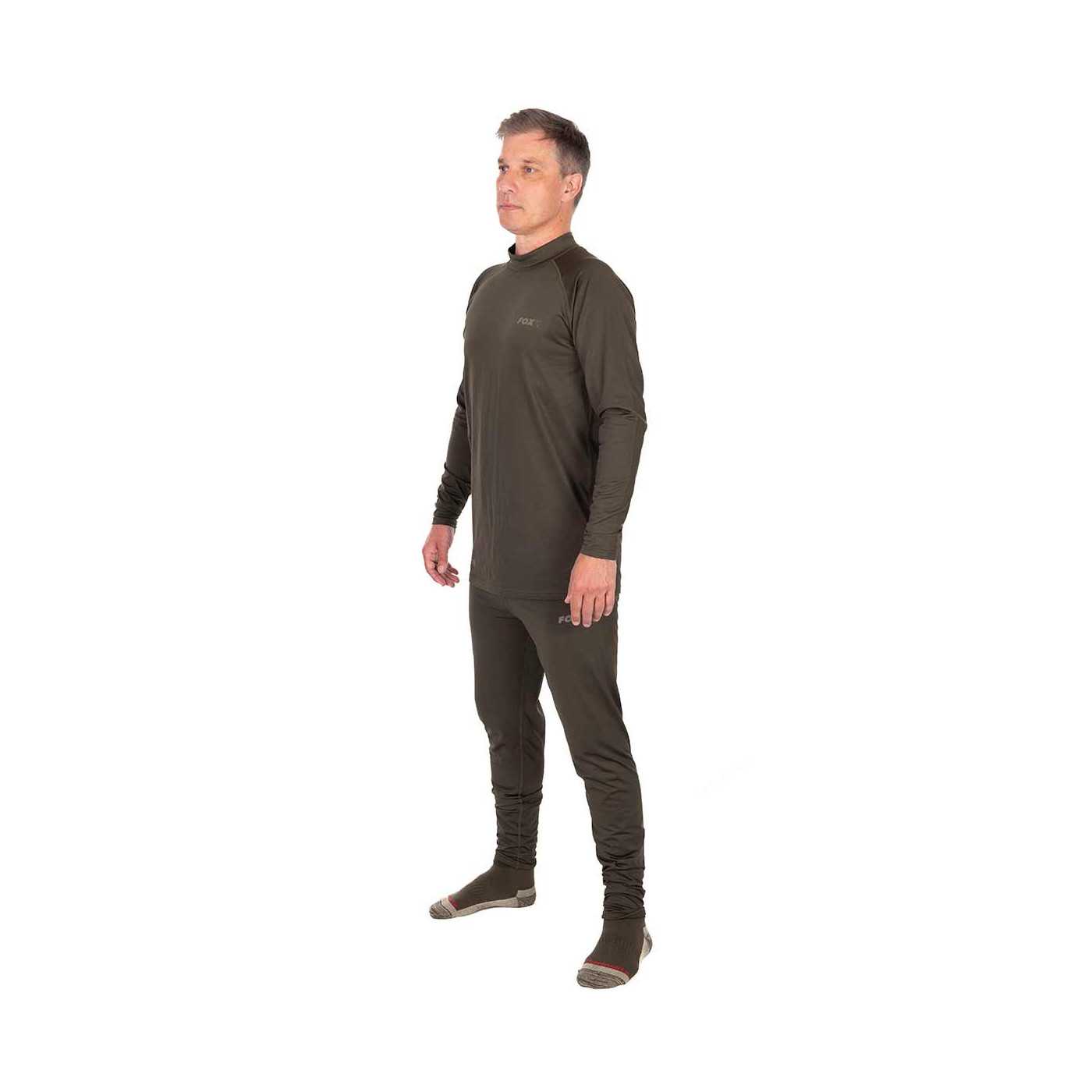 Fox Thermal Base Layer - Khaki Zestaw bielizny termicznej Roz XXL - Centrum wędkarskie - Sklep wędkarski Jarofishing