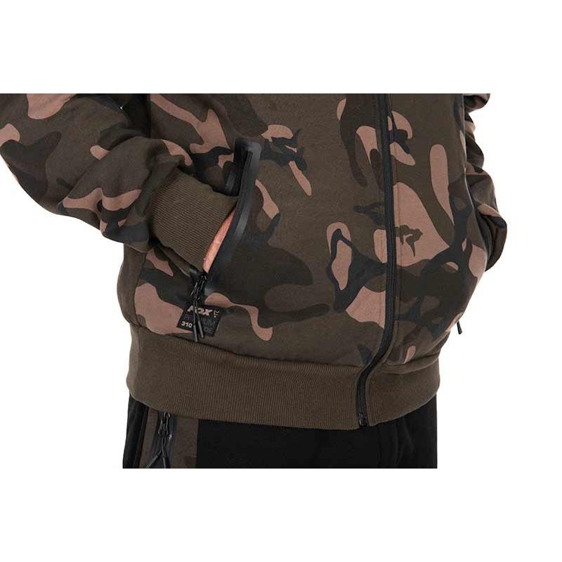 Bluza Fox Premium 310 Zipped Hoodie - Camo Roz XXL - Centrum wędkarskie - Sklep wędkarski Jarofishing