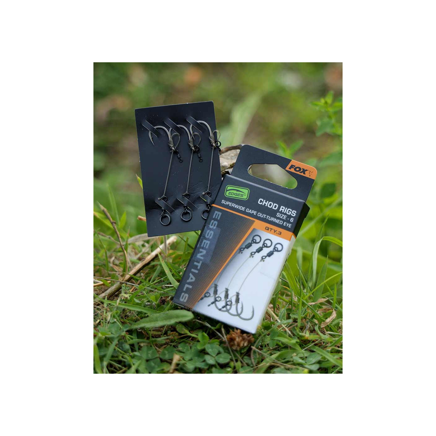 FOX HAKI EDGES™ Super Wide Gape Chod Rigs Roz 6 3szt - Centrum wędkarskie - Sklep wędkarski Jarofishing FOX HAKI EDGES™ Super Wide Gape Chod Rigs Roz 6 3szt - Centrum wędkarskie - Sklep wędkarski Jarofishing