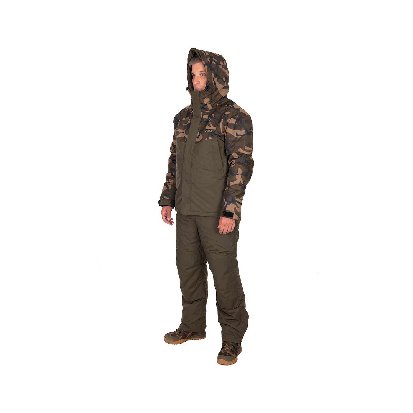 FOX KOMBINEZON Wintersuit - Camo/Khaki ROZMIAR XL - Centrum wędkarskie - Sklep wędkarski Jarofishing