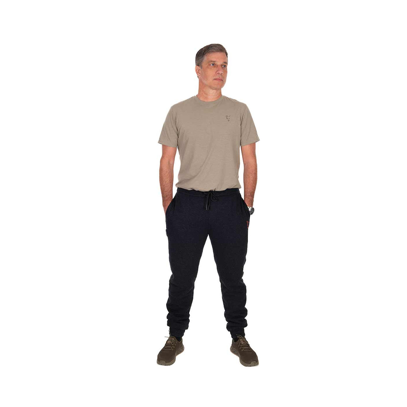 Spodnie Fox Sherpa Joggers Black / Orange Roz.XL - Centrum wędkarskie - Sklep wędkarski Jarofishing