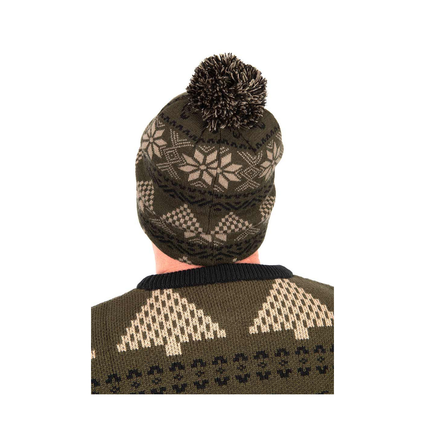 Czapka Fox Festive Bobble Hat - Centrum wędkarskie - Sklep wędkarski Jarofishing