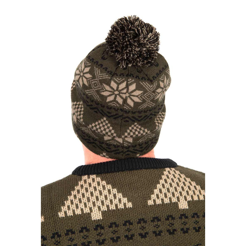 Czapka Fox Festive Bobble Hat - Centrum wędkarskie - Sklep wędkarski Jarofishing