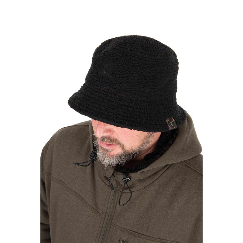 Kapelusz Fox Sherpa Bucket Hat - Black - Centrum wędkarskie - Sklep wędkarski Jarofishing Kapelusz Fox Sherpa Bucket Hat - Black - Centrum wędkarskie - Sklep wędkarski Jarofishing