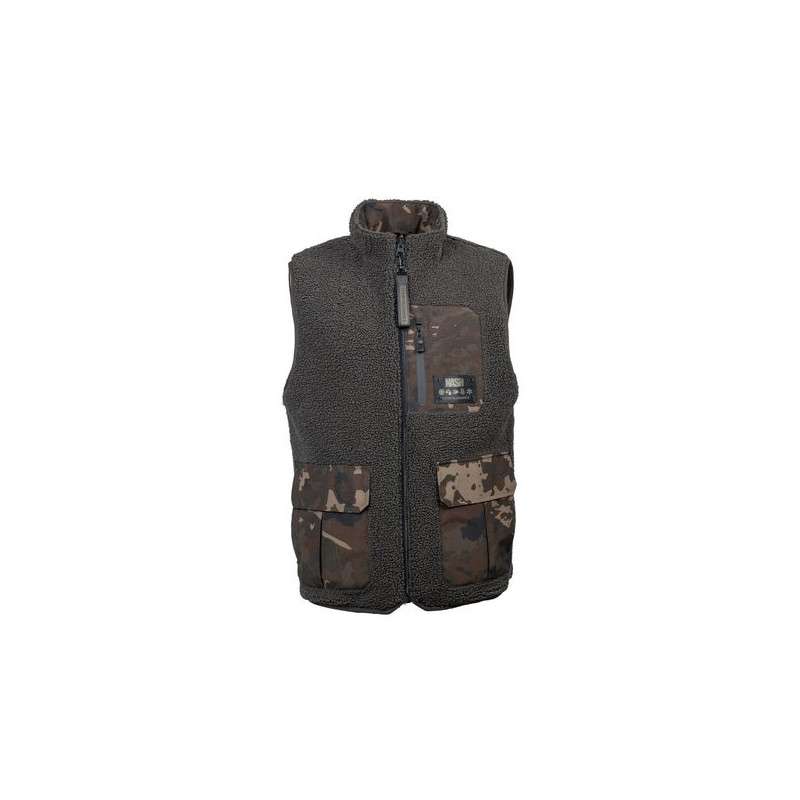 Kamizelka Nash ZT Sherpa Fleece Reversible Body Warmer Roz.M - Centrum wędkarskie - Sklep wędkarski Jarofishing Kamizelka Nash ZT Sherpa Fleece Reversible Body Warmer Roz.M - Centrum wędkarskie - Sklep wędkarski Jarofishing