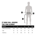 Spodnie Nash ZT Wind Chill Joggers Two Tone Element Roz.XL - Centrum wędkarskie - Sklep wędkarski Jarofishing