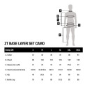 Bielizna Termiczna Nash ZT Base Layer Set Camo Roz.S - Centrum wędkarskie - Sklep wędkarski Jarofishing