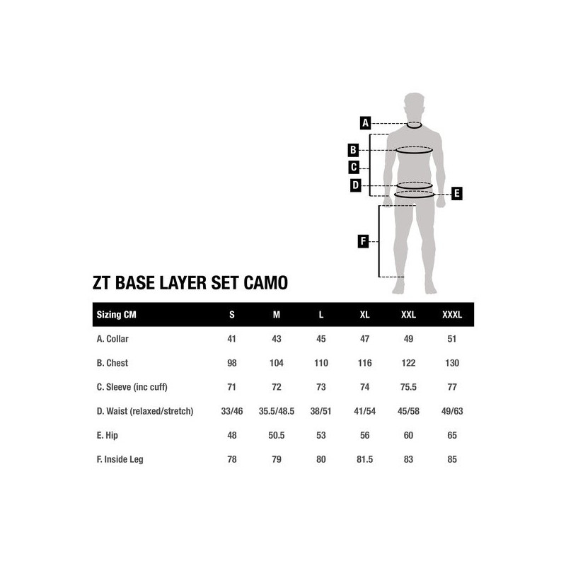 Bielizna Termiczna Nash ZT Base Layer Set Camo Roz.XXXL - Centrum wędkarskie - Sklep wędkarski Jarofishing Bielizna Termiczna Nash ZT Base Layer Set Camo Roz.XXXL - Centrum wędkarskie - Sklep wędkarski Jarofishing
