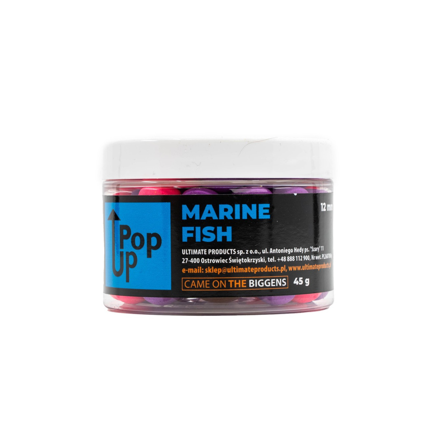 Kulki Pop-Up Ultimate Products Marine Fish Roz.15mm - Centrum wędkarskie - Sklep wędkarski Jarofishing Kulki Pop-Up Ultimate Products Marine Fish Roz.15mm - Centrum wędkarskie - Sklep wędkarski Jarofishing