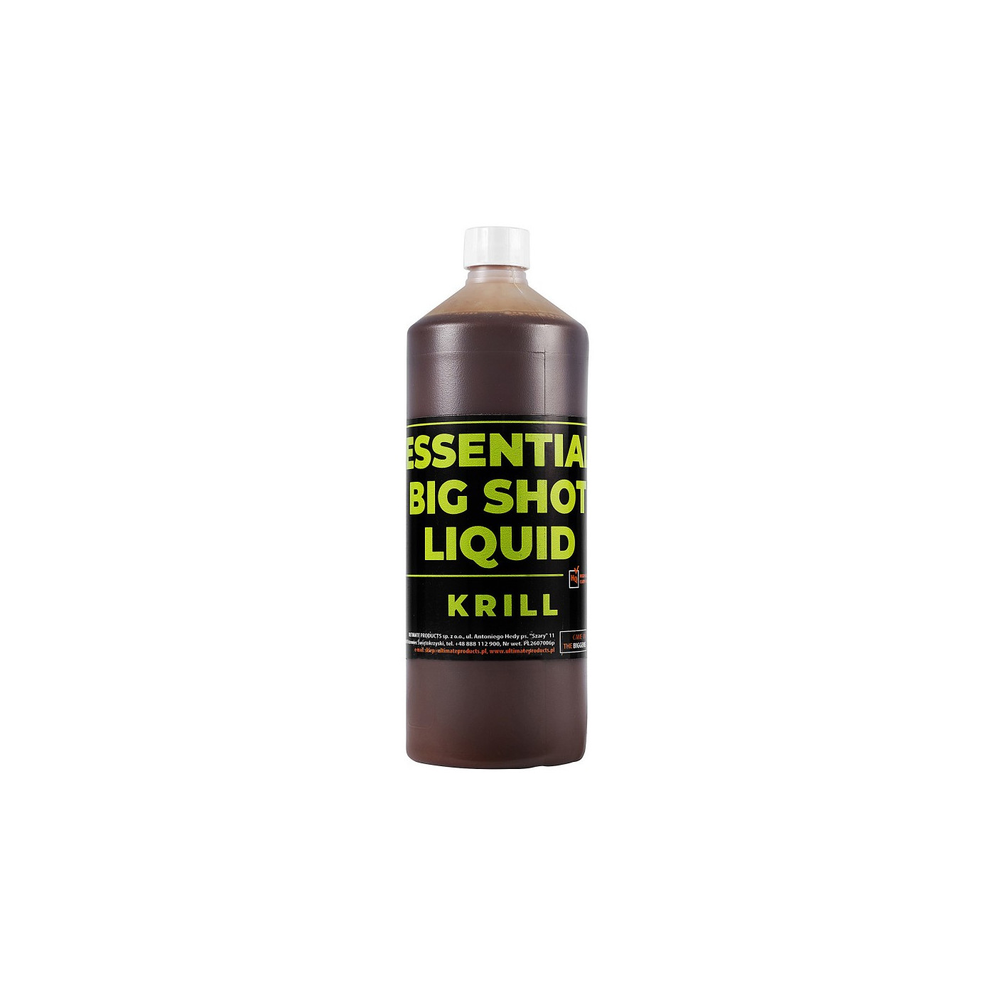 Big Shot Liquid Ultimate Products Krill 1L - Centrum wędkarskie - Sklep wędkarski Jarofishing Big Shot Liquid Ultimate Products Krill 1L - Centrum wędkarskie - Sklep wędkarski Jarofishing