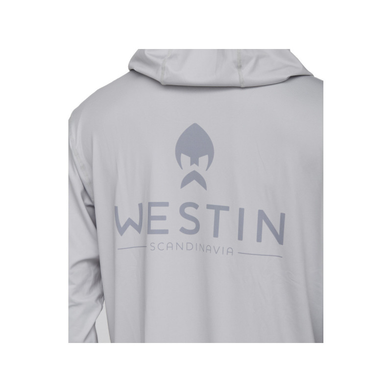 Bluza Westin Ledge UPF Hoodie Mist Grey - roz. M - Centrum wędkarskie - Sklep wędkarski Jarofishing Bluza Westin Ledge UPF Hoodie Mist Grey - roz. M - Centrum wędkarskie - Sklep wędkarski Jarofishing