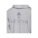 Bluza Westin Ledge UPF Hoodie Mist Grey - roz. XL - Centrum wędkarskie - Sklep wędkarski Jarofishing