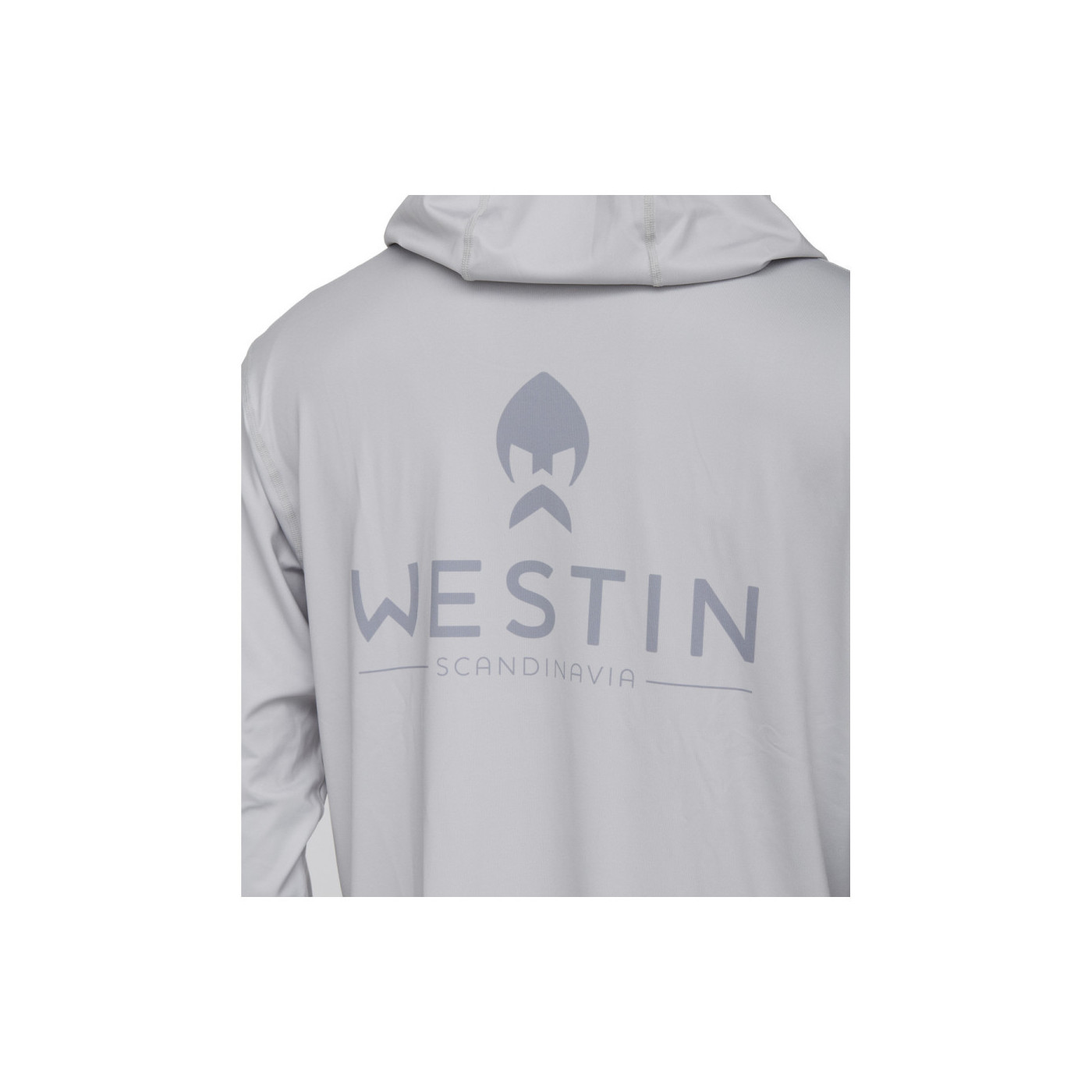 Bluza Westin Ledge UPF Hoodie Mist Grey - roz. XXL - Centrum wędkarskie - Sklep wędkarski Jarofishing