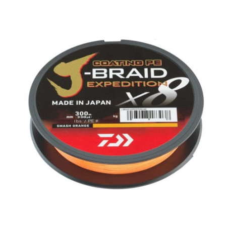 Plecionka Daiwa J-Braid Grand X8 Smash Orange 0,20mm 150m...